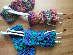 Dragon Scale Fingerless Gloves
